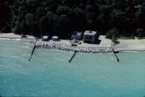 Aerial view of NSSD parcel and Yacht Club